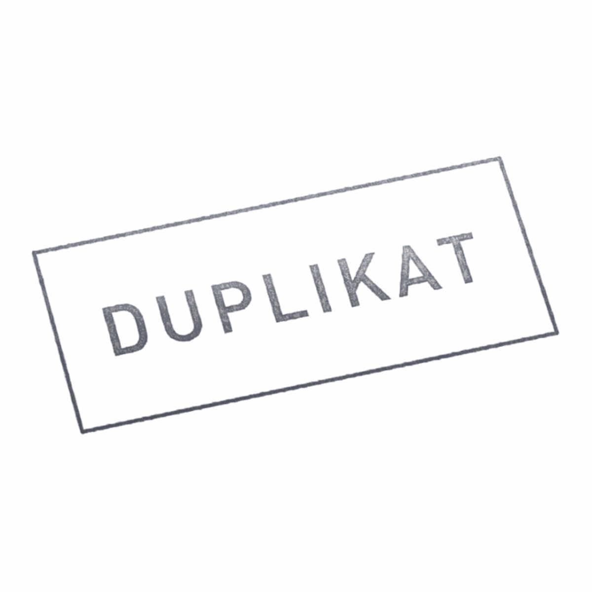 DUPLIKAT | Stempel, selbstfärbend, Lagerstempel, 38 x 14 mm