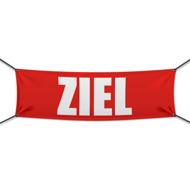 300 x 100 cm | Ziel Werbebanner, M1 